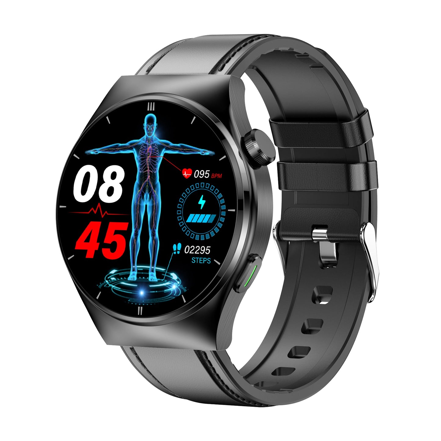 KH32 High End Laser Therapy Blood Lipid Uric Acid Health Management Watch SOS Emergency Call