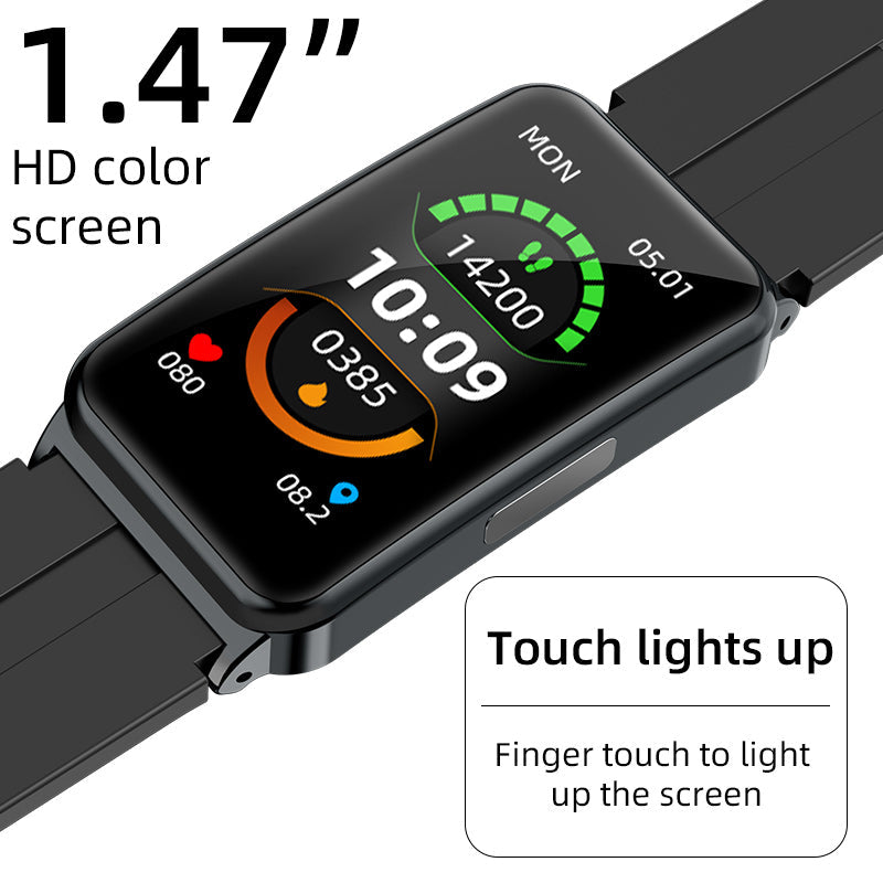 KH01 ECG Heart Rate HRV SPO2 Temperature Blood Pressure Smart Bracelet