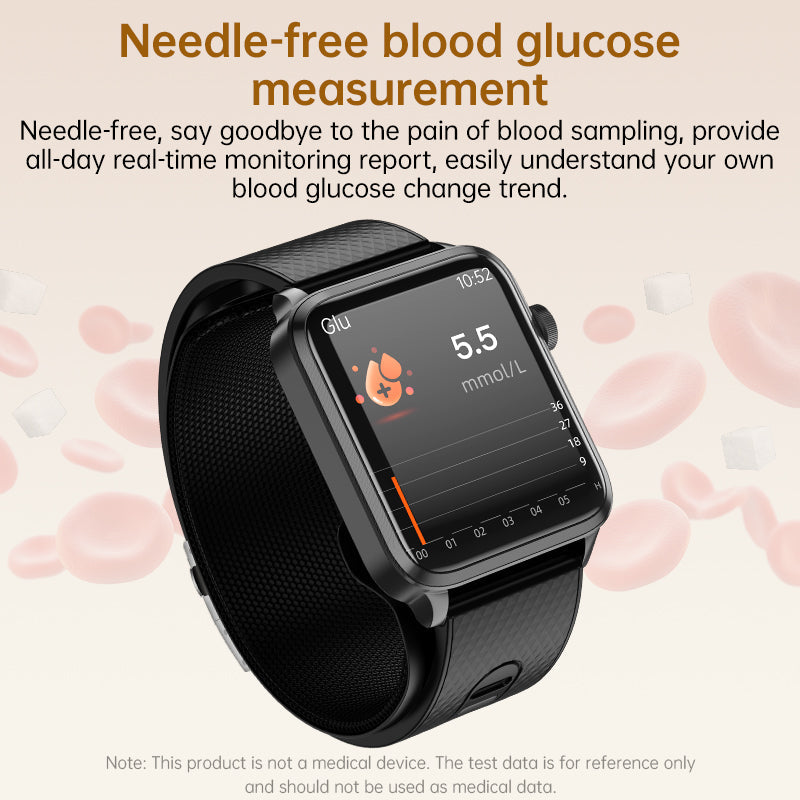 KP300 High-Precision Airbag Blood Pressure Smart Watch ECG Heart Rate Blood Sugar Uric Acid Blood Lipids Blood Oxygen Sleep
