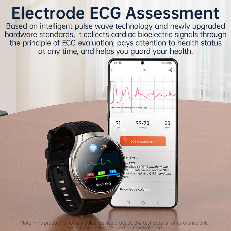 KT06 Sleep Aid Watch Intelligently Initiate ECG Heart Rate Monitor Blood Sugar