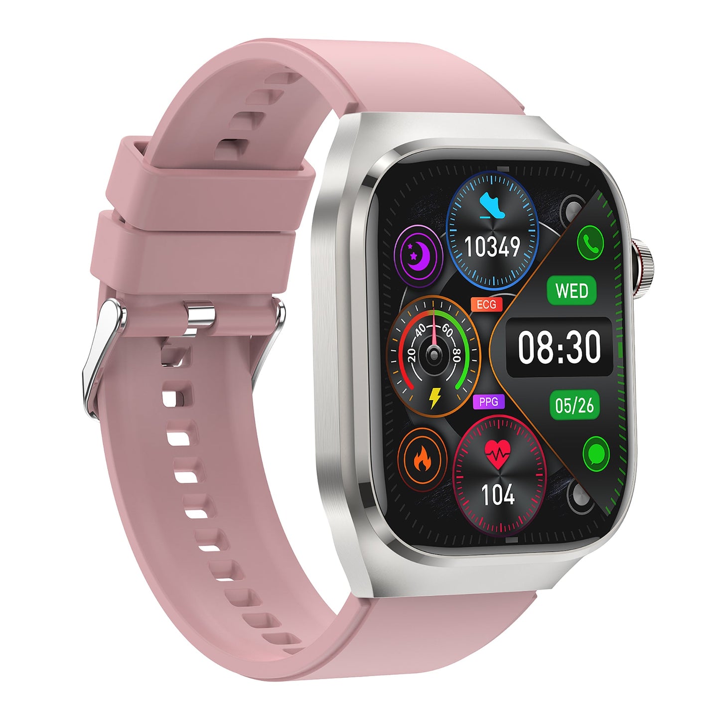 KH16 One-click Micro Examination Blood Glucose Blood Lipids Uric Acid Blood Pressure Blood Oxygen SOS Smart Watch