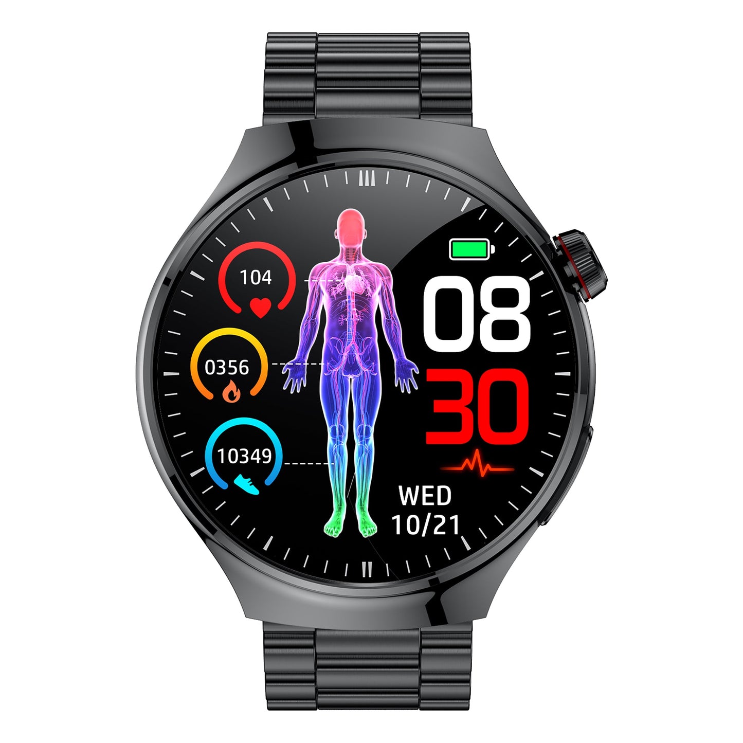 KH26 One click micro examination of Five Organ Health Monitoring Blood Glucose Blood Lipids Uric Acid Blood Pressure Blood Oxygen SOS Smart Watch