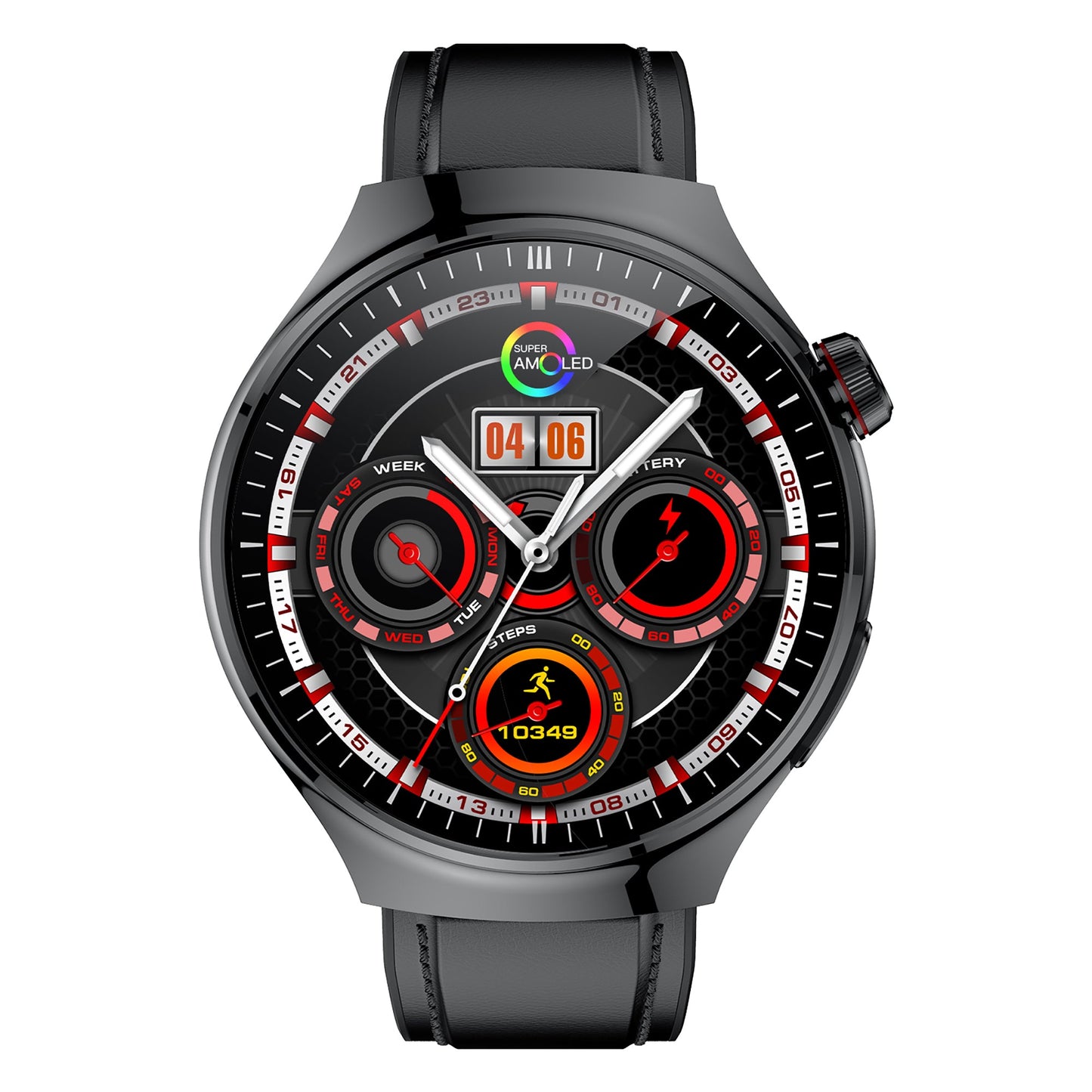 KH26 One click micro examination of Five Organ Health Monitoring Blood Glucose Blood Lipids Uric Acid Blood Pressure Blood Oxygen SOS Smart Watch