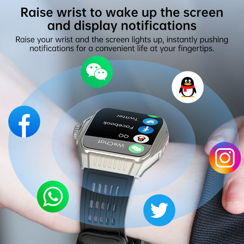 KT03 Sleep Aid Watch Intelligently Initiate ECG Heart Rate Monitor Blood Sugar