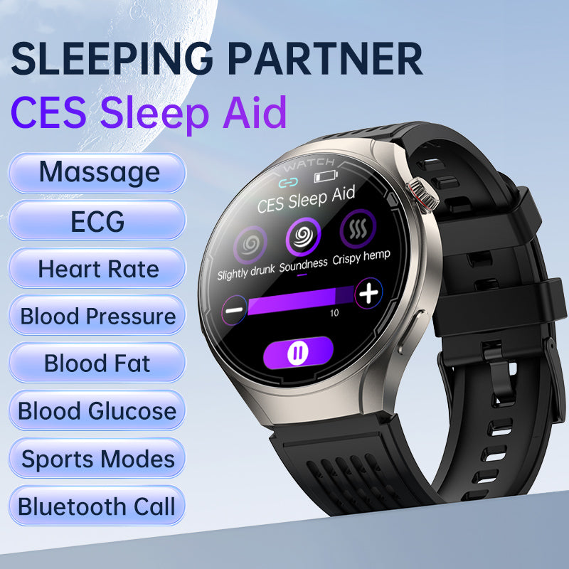 KT06 Sleep Aid Watch Intelligently Initiate ECG Heart Rate Monitor Blood Sugar