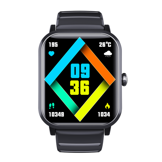KH303 Red Light Blood Oxygen Heart Rate Sleep Tracker Health Monitoring Watch