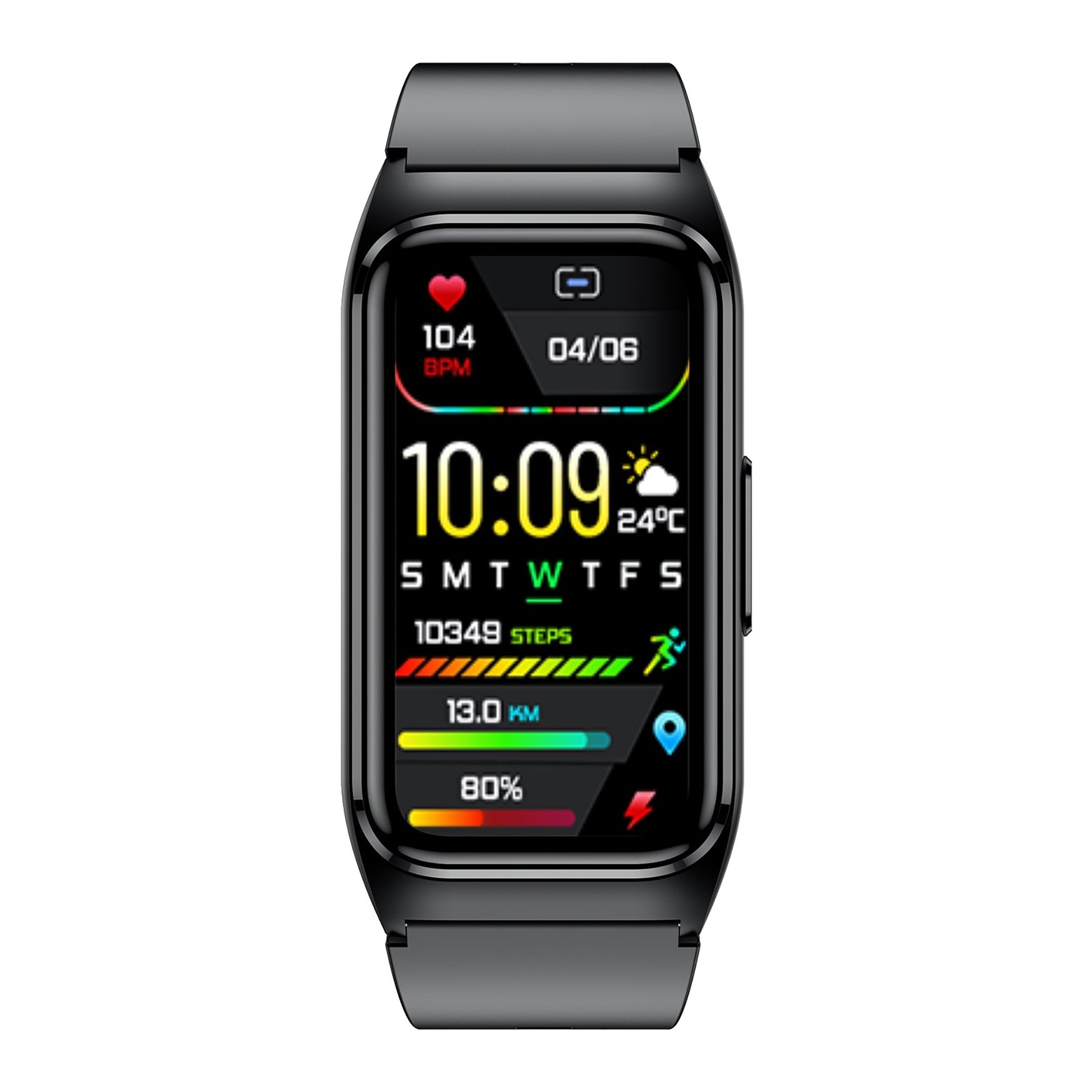KH75 Smart Bracelet One-click Micro-Physical Examination Five Internal Organs Detection Blood Sugar Uric Acid Blood Lipid Heart Rate Blood Oxygen Sleep