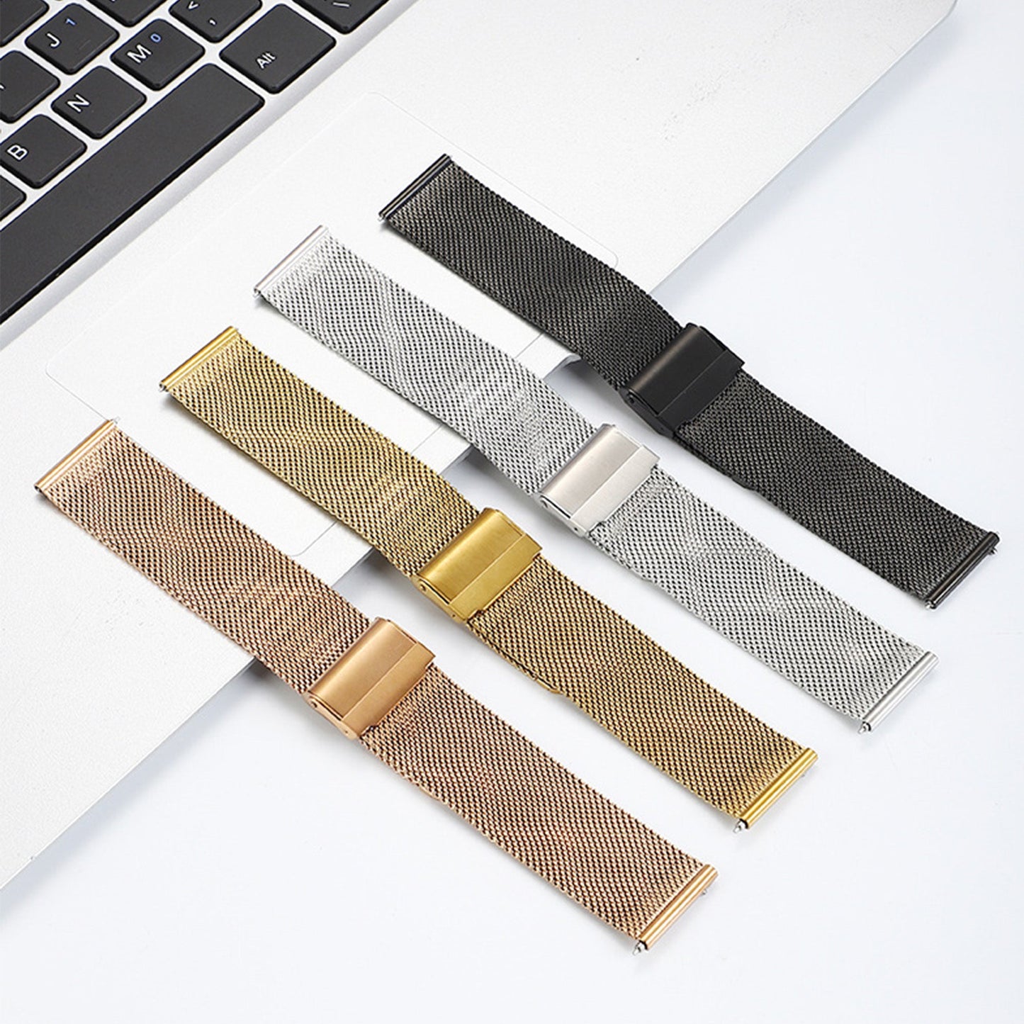 Stainless steel mesh strap (2 Pack) 20/22mm