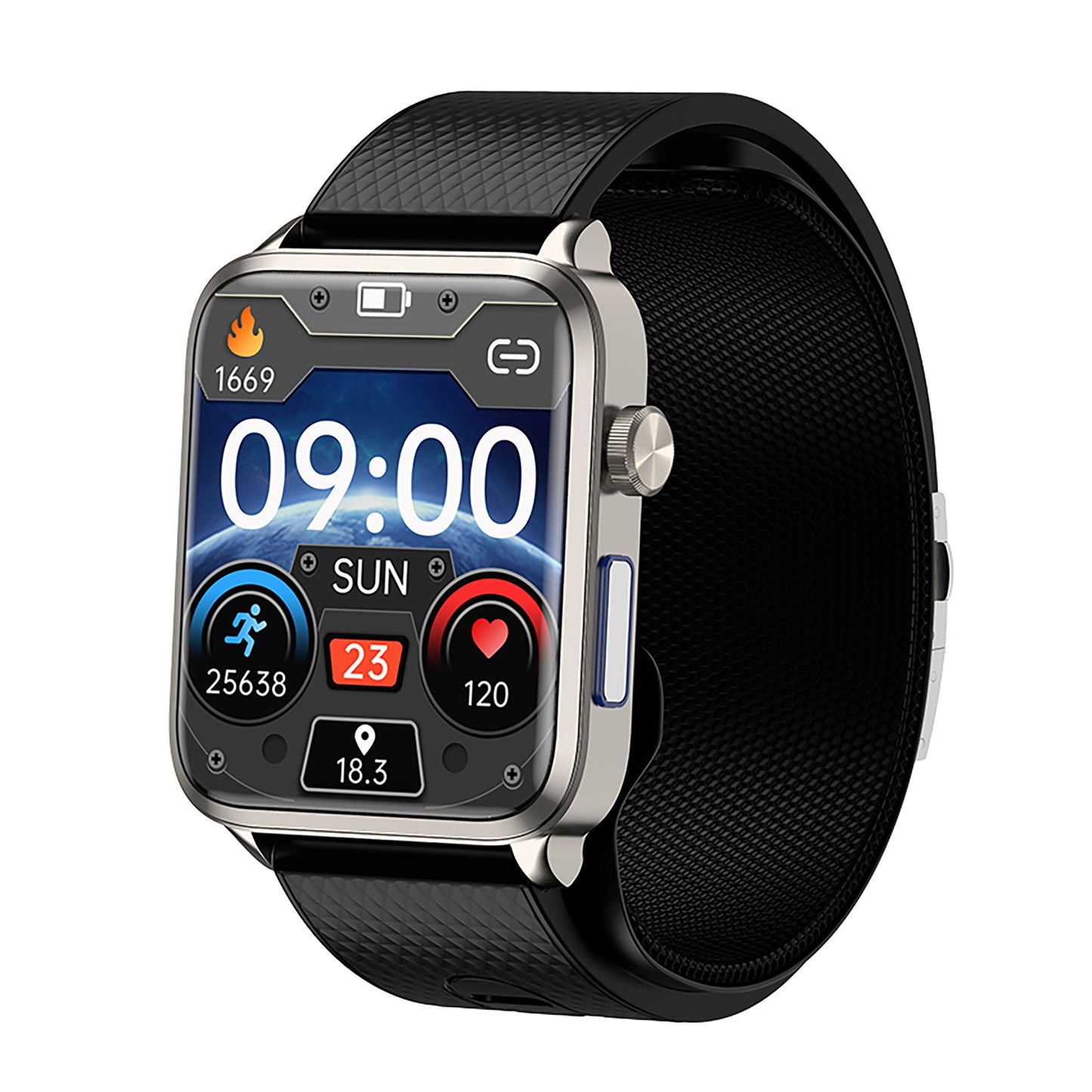 KP300 High-Precision Airbag Blood Pressure Smart Watch ECG Heart Rate Blood Sugar Uric Acid Blood Lipids Blood Oxygen Sleep