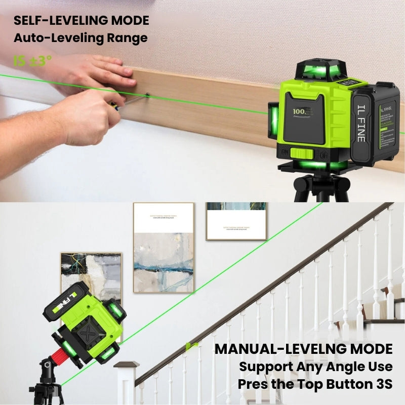 16-Line Professional 4D Laser Level β Precise Measurements and Accurate Alignment