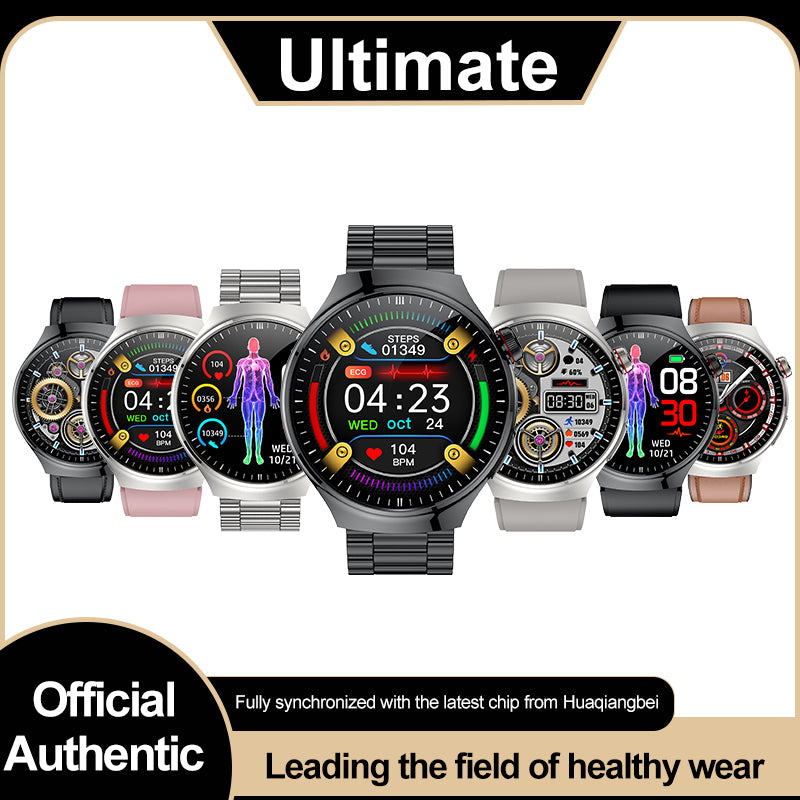 KH26 One click micro examination of Five Organ Health Monitoring Blood Glucose Blood Lipids Uric Acid Blood Pressure Blood Oxygen SOS Smart Watch