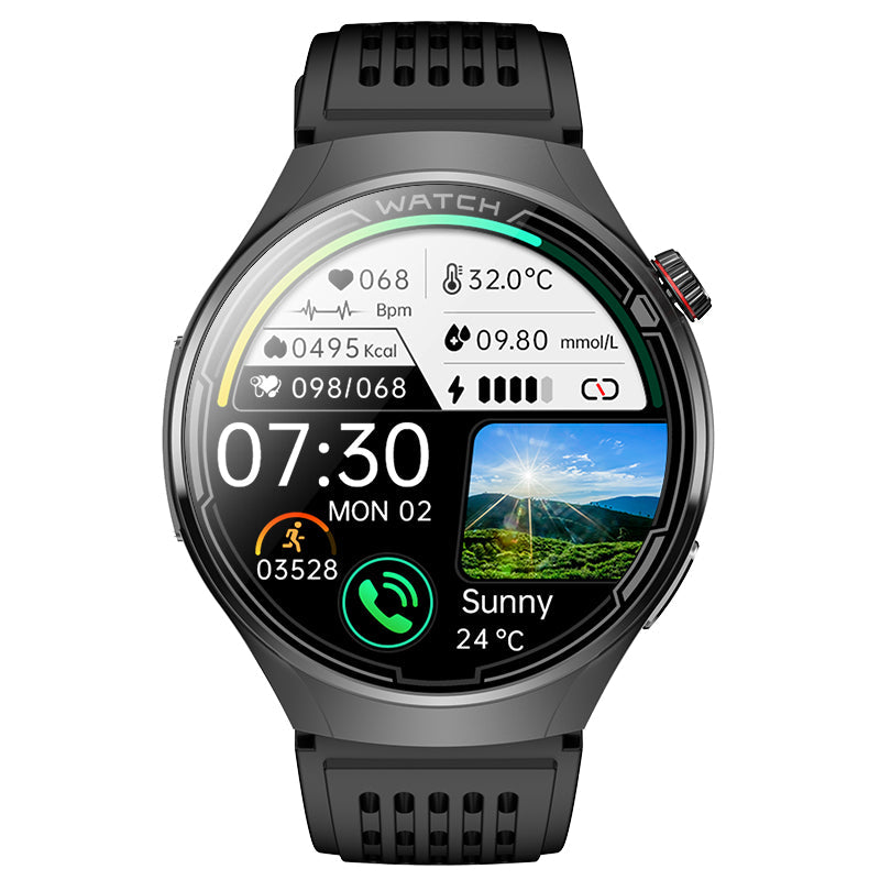 KT06 Sleep Aid Watch Intelligently Initiate ECG Heart Rate Monitor Blood Sugar