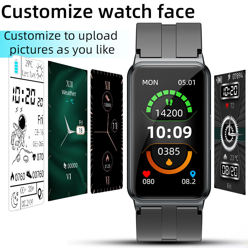 KH01 ECG Heart Rate HRV SPO2 Temperature Blood Pressure Smart Bracelet