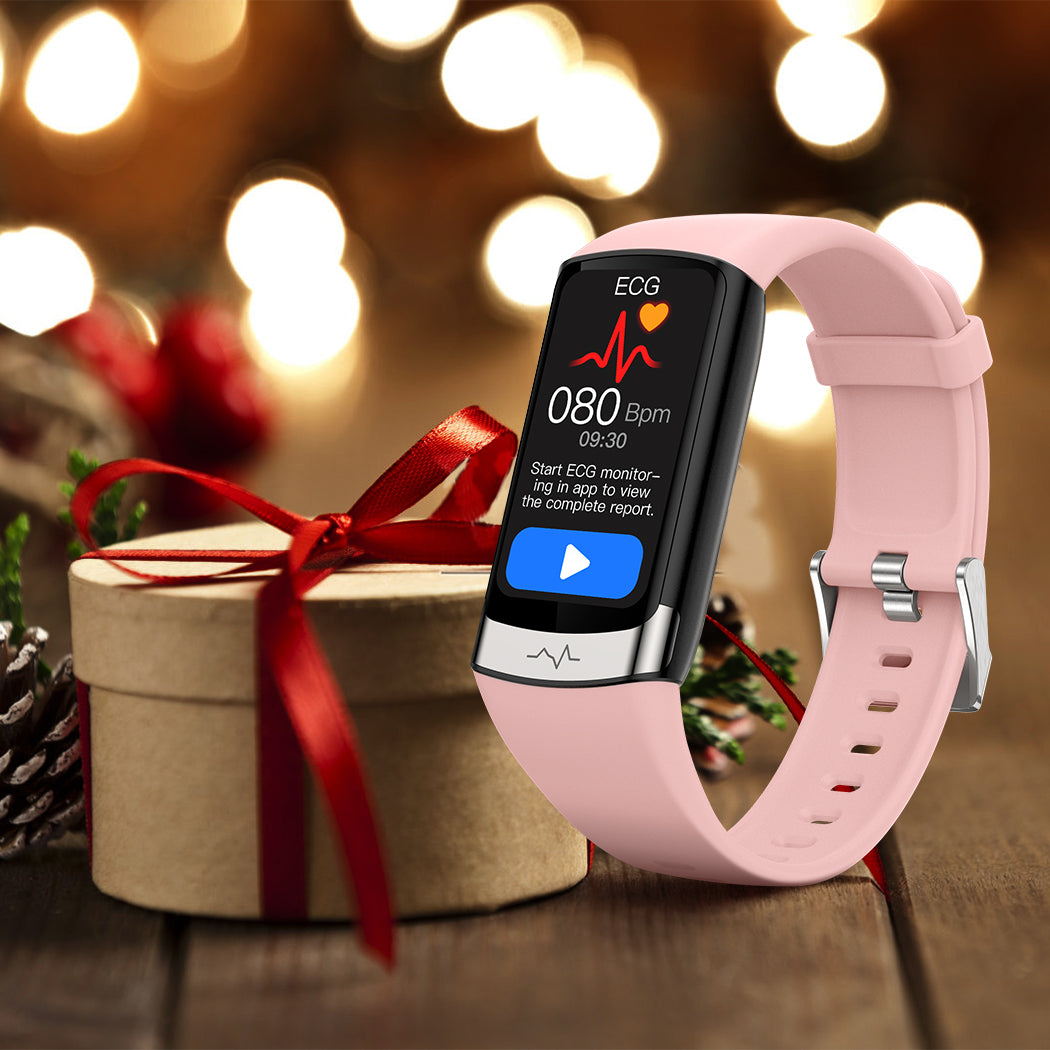 V19Pro Health & Fitness Smartwatch With ECG, HR, Blood Pressure and Blood Sugar Monitoring-2025 Upgrade
