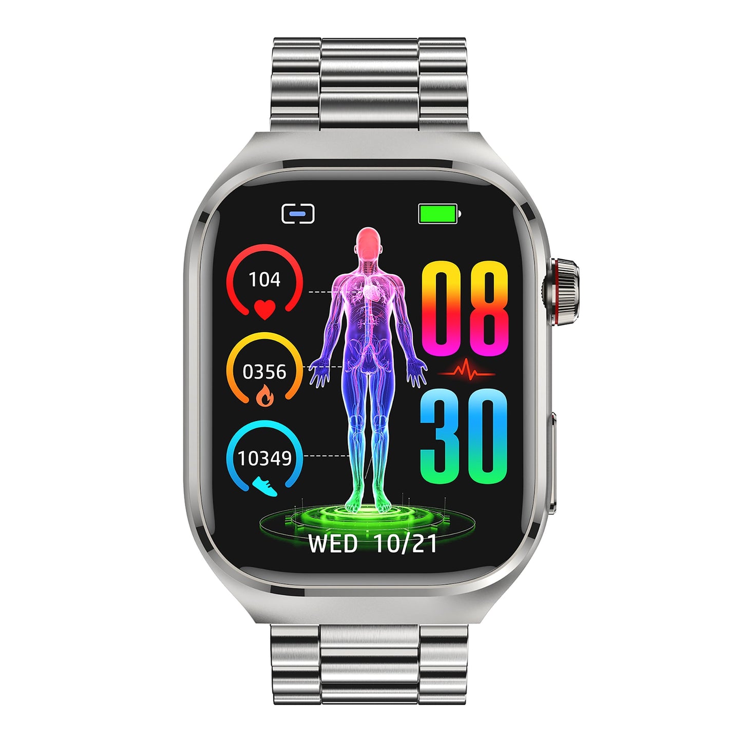 KH16 One-click Micro Examination Blood Glucose Blood Lipids Uric Acid Blood Pressure Blood Oxygen SOS Smart Watch