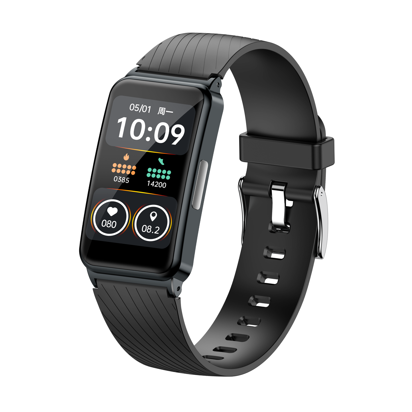 KH01 ECG Heart Rate HRV SPO2 Temperature Blood Pressure Smart Bracelet