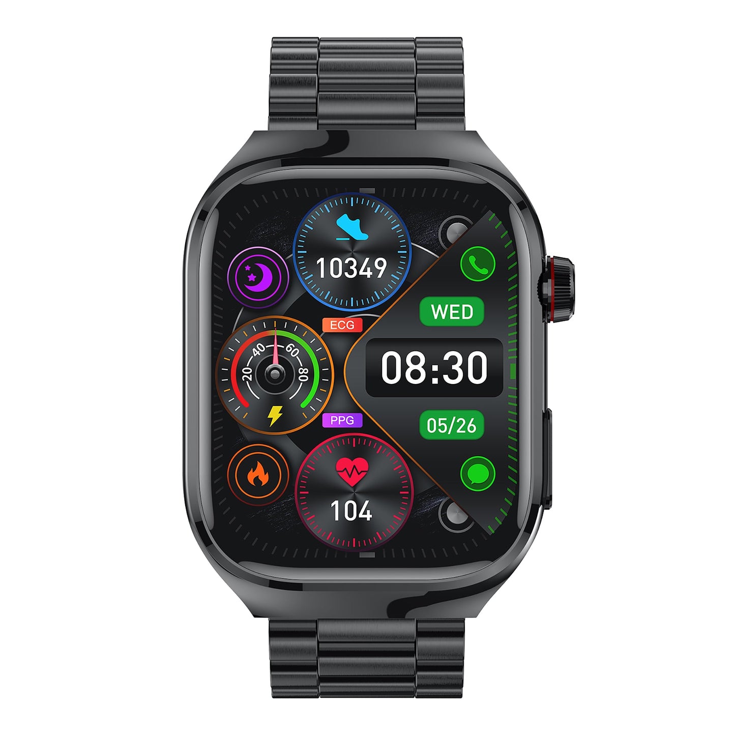 KH16 One-click Micro Examination Blood Glucose Blood Lipids Uric Acid Blood Pressure Blood Oxygen SOS Smart Watch
