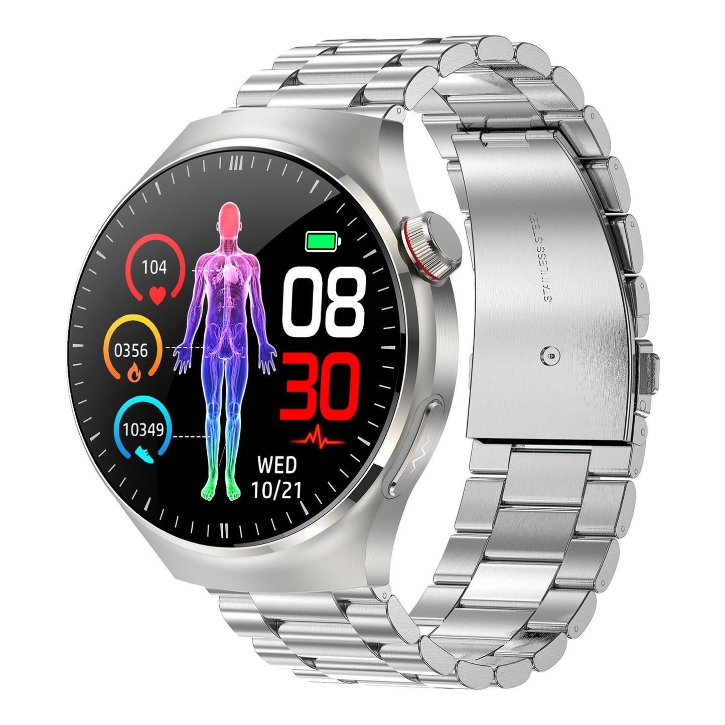 KH26 One click micro examination of Five Organ Health Monitoring Blood Glucose Blood Lipids Uric Acid Blood Pressure Blood Oxygen SOS Smart Watch