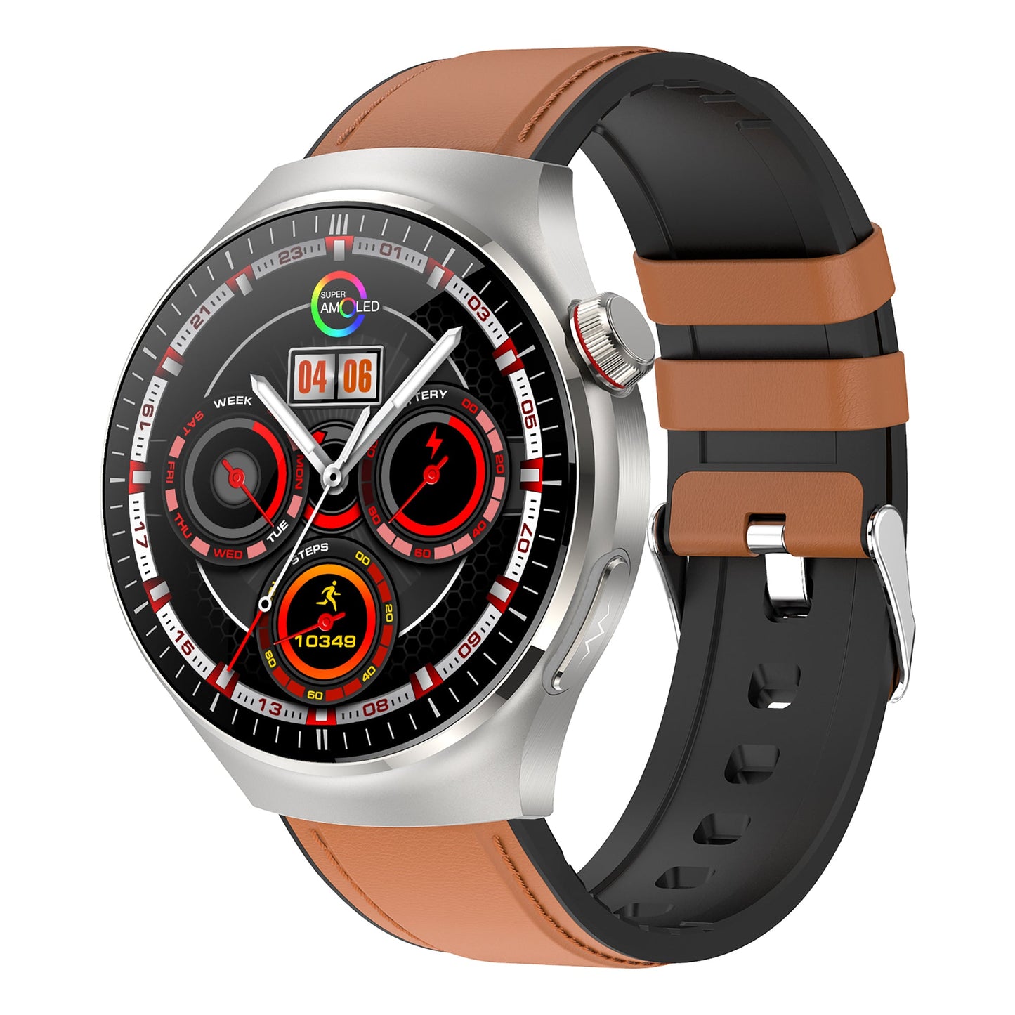 KH26 One click micro examination of Five Organ Health Monitoring Blood Glucose Blood Lipids Uric Acid Blood Pressure Blood Oxygen SOS Smart Watch