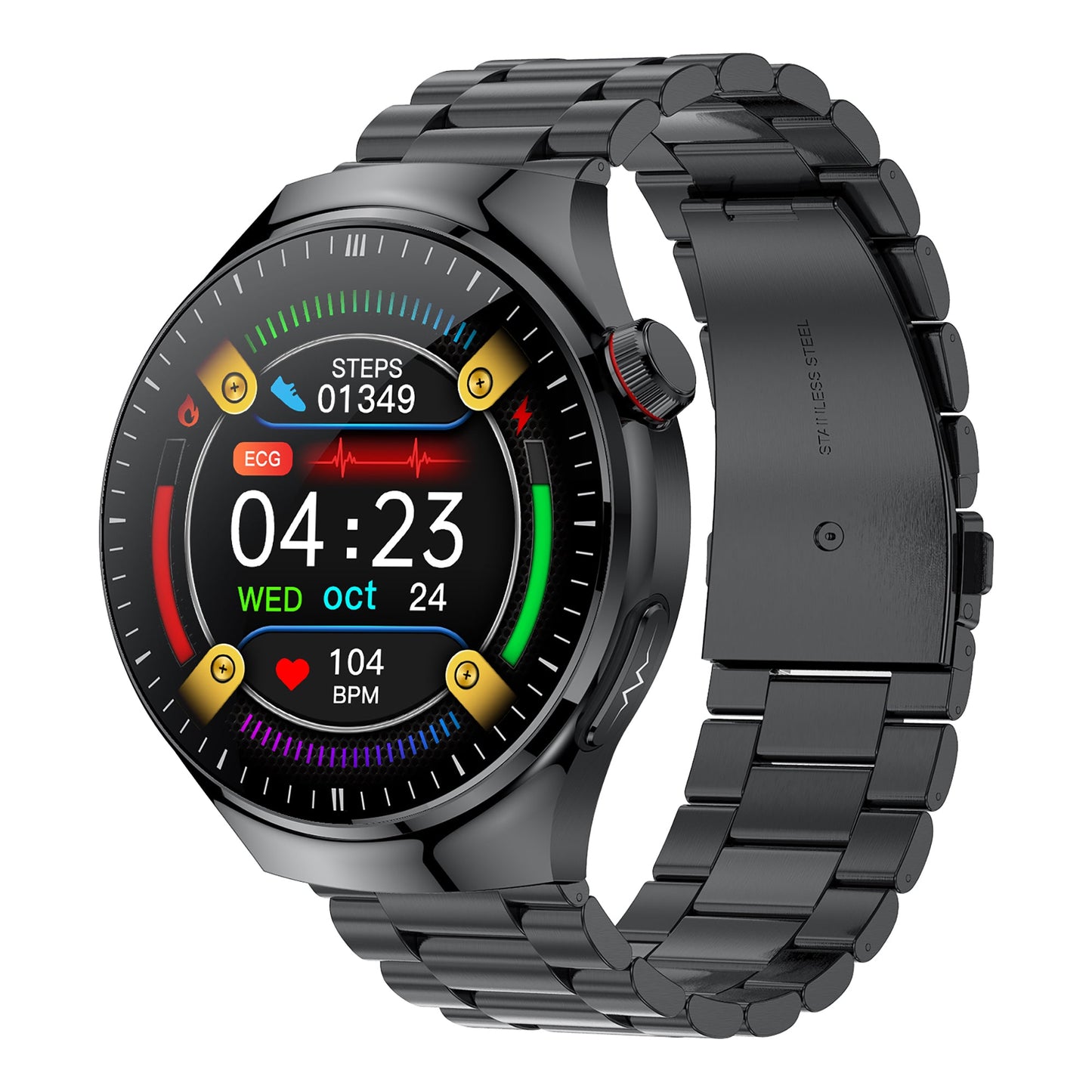 KH26 One click micro examination of Five Organ Health Monitoring Blood Glucose Blood Lipids Uric Acid Blood Pressure Blood Oxygen SOS Smart Watch