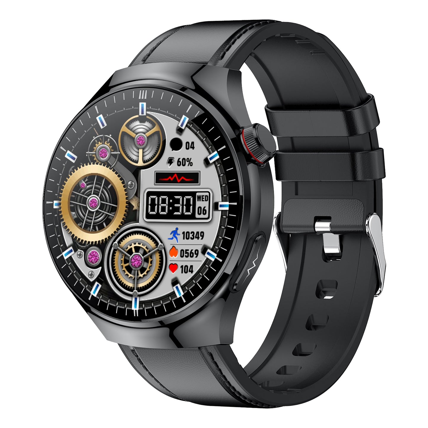 KH26 One click micro examination of Five Organ Health Monitoring Blood Glucose Blood Lipids Uric Acid Blood Pressure Blood Oxygen SOS Smart Watch