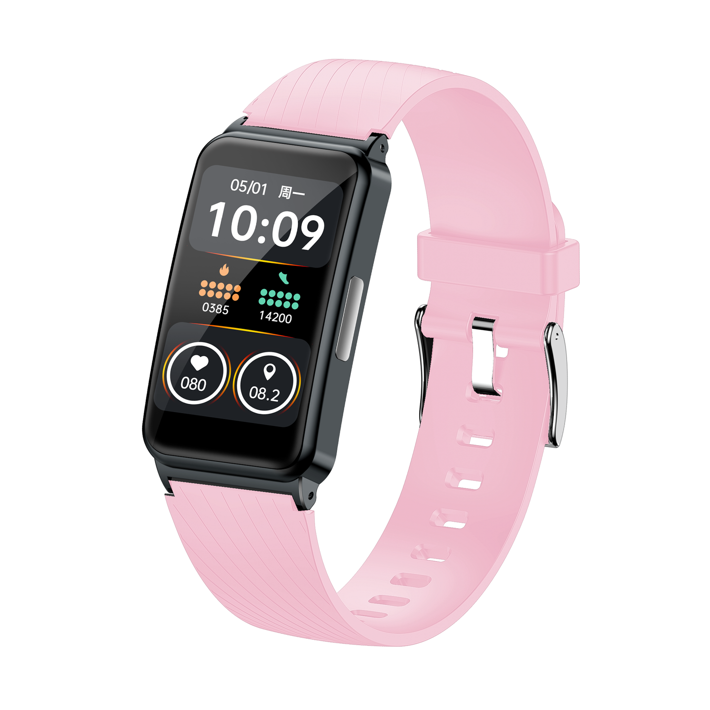 KH01 ECG Heart Rate HRV SPO2 Temperature Blood Pressure Smart Bracelet