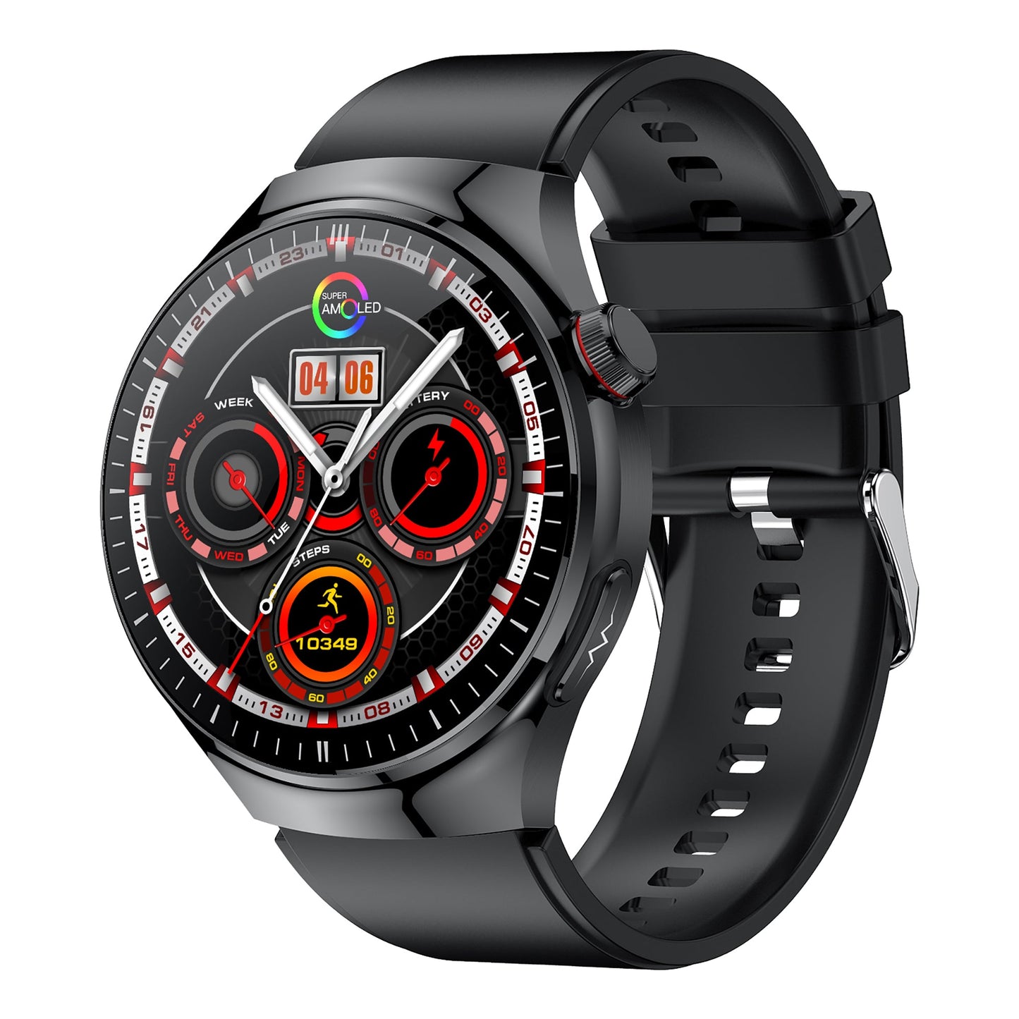 KH26 One click micro examination of Five Organ Health Monitoring Blood Glucose Blood Lipids Uric Acid Blood Pressure Blood Oxygen SOS Smart Watch