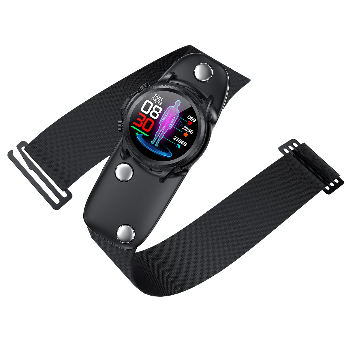 KH04 ECG PTT HRV Blood Oxygen Heart Rate Blood Pressure blood sugar Round