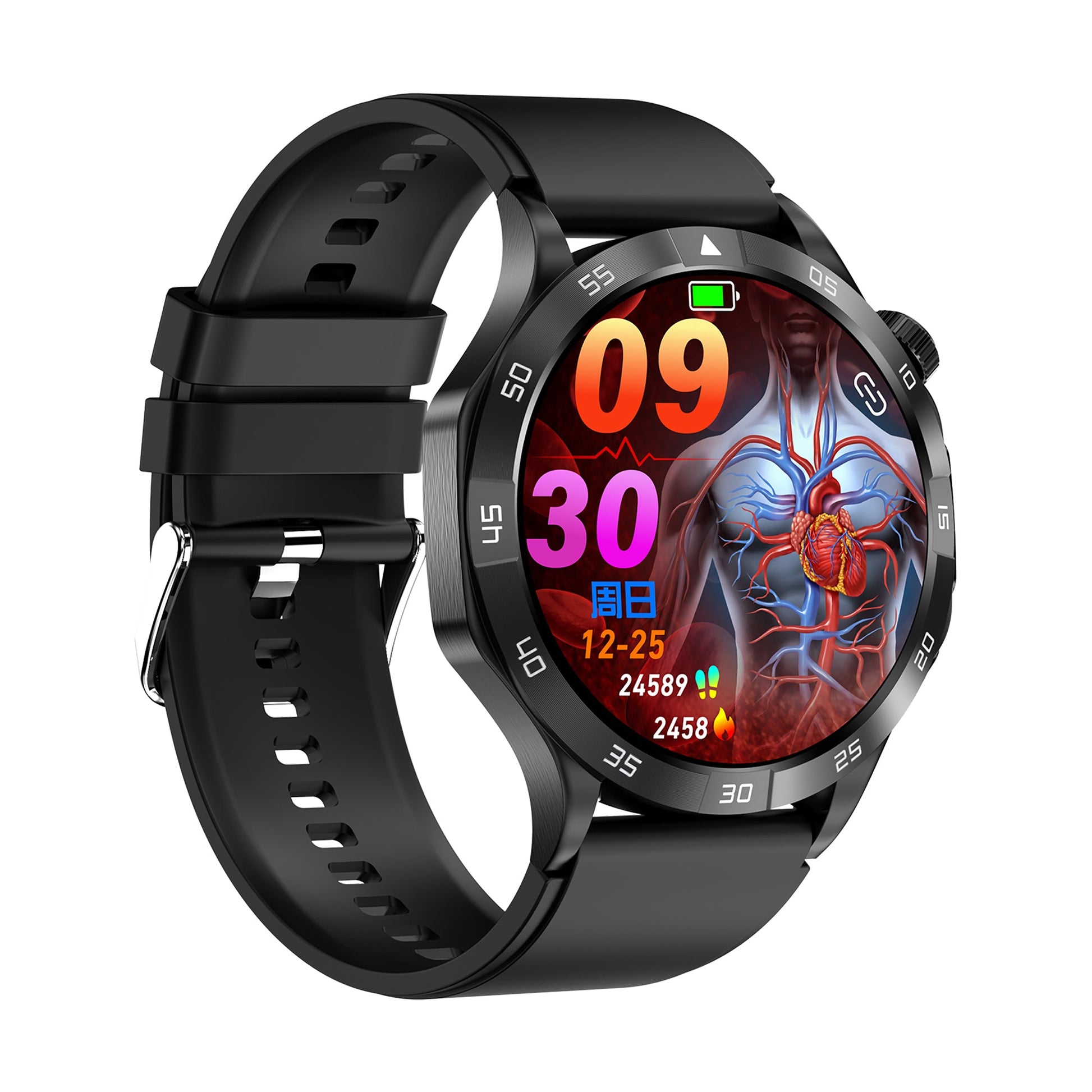KH38 Multidimensional Health Managenment ECG SOS Emergency Call Blood Lipid High End Strong Endurance
