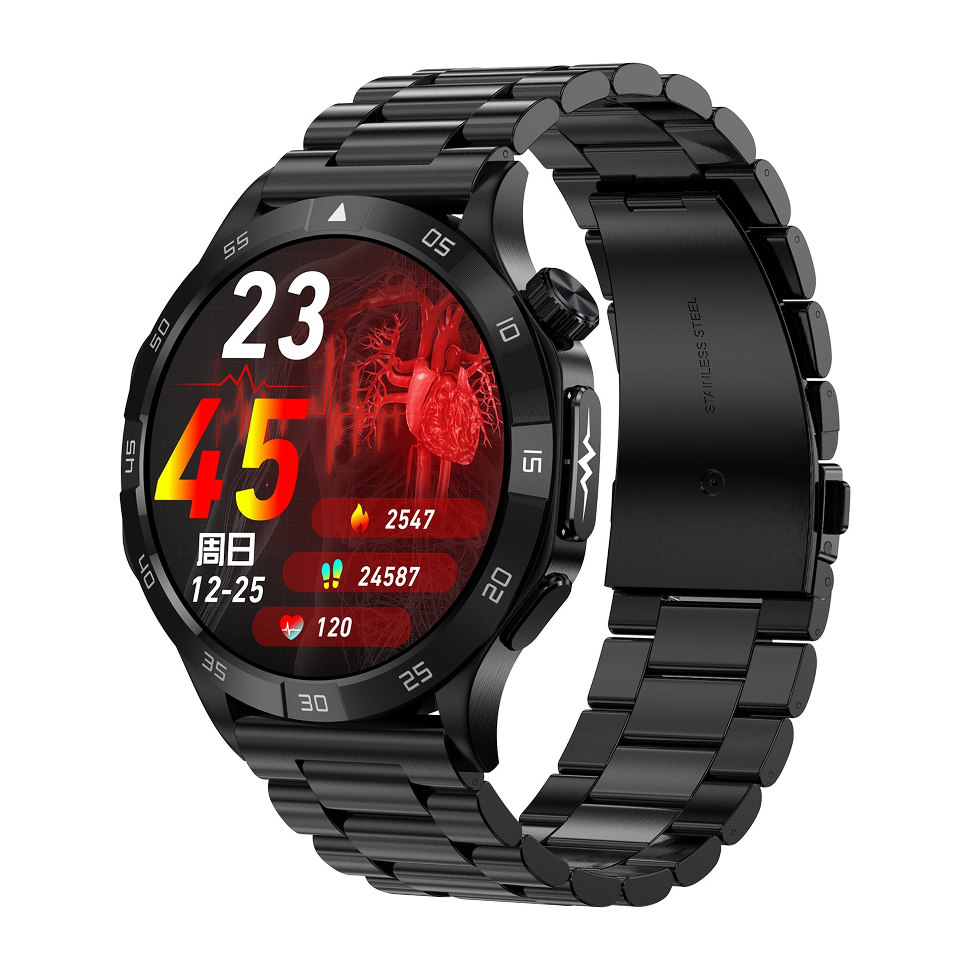 KH38 Multidimensional Health Managenment ECG SOS Emergency Call Blood Lipid High End Strong Endurance
