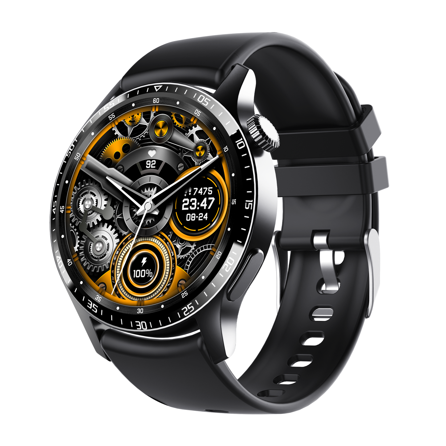 KH207 Large Screen 24 Hours Heart Rate Blood Oxygen Sleep Tracker 150 Sports Modes