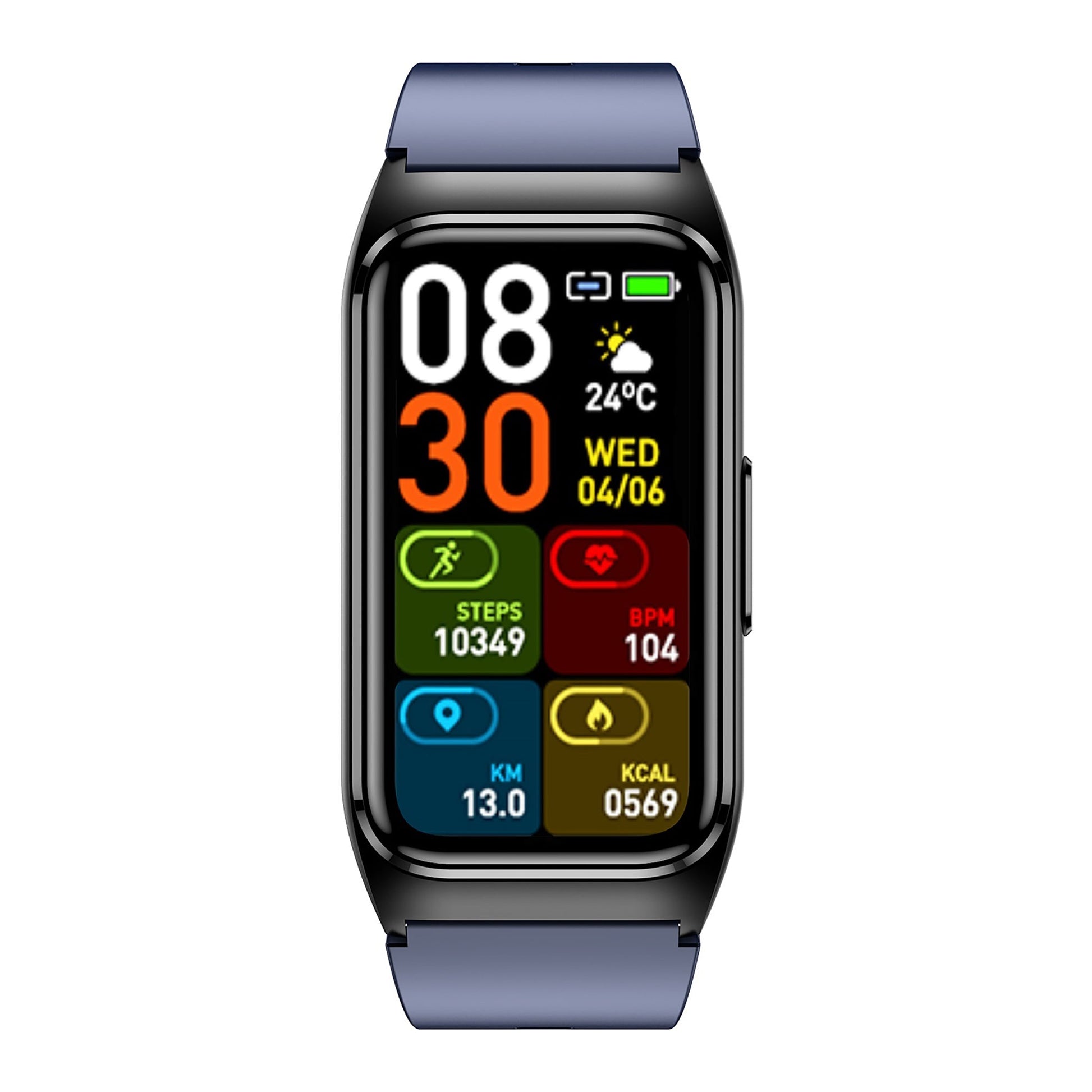 KH75 Smart Bracelet One-click Micro-Physical Examination Five Internal Organs Detection Blood Sugar Uric Acid Blood Lipid Heart Rate Blood Oxygen Sleep