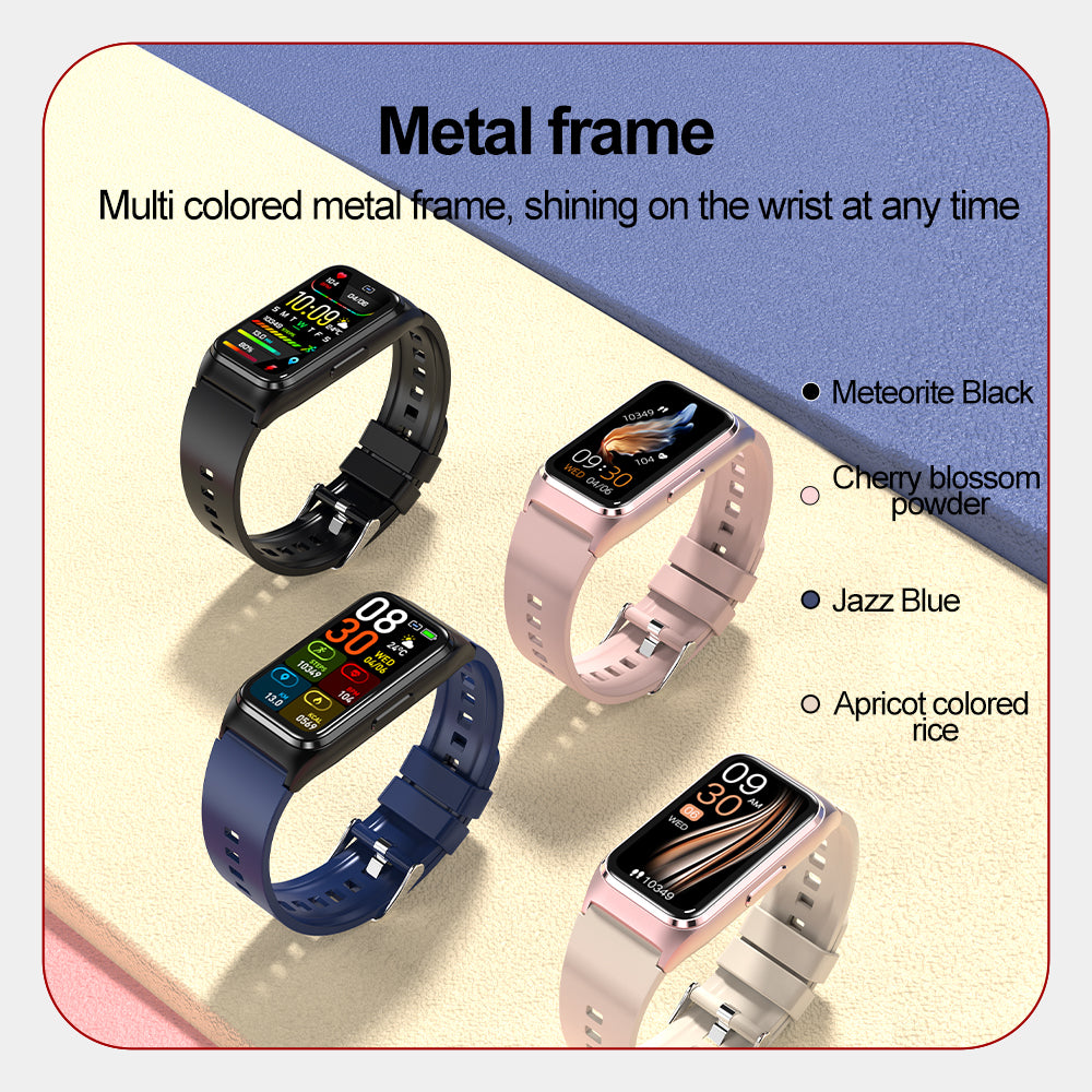 KH75 Smart Bracelet One-click Micro-Physical Examination Five Internal Organs Detection Blood Sugar Uric Acid Blood Lipid Heart Rate Blood Oxygen Sleep