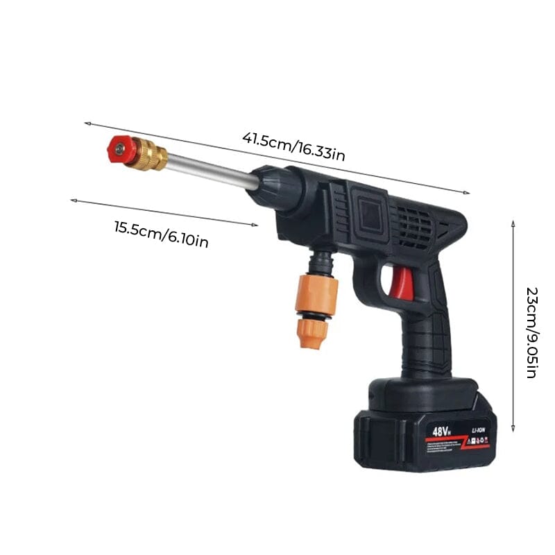 Cordless Portable High Pressure Spray Water Gun Set | Ideal for Cleaning Cars, Patios & Garden Furniture