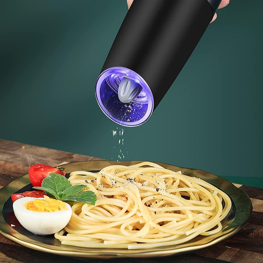 Electric Salt and Pepper Mill Set | Automatic, Adjustable Grind & LED Light for Modern Kitchens