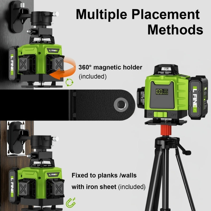16-Line Professional 4D Laser Level β Precise Measurements and Accurate Alignment