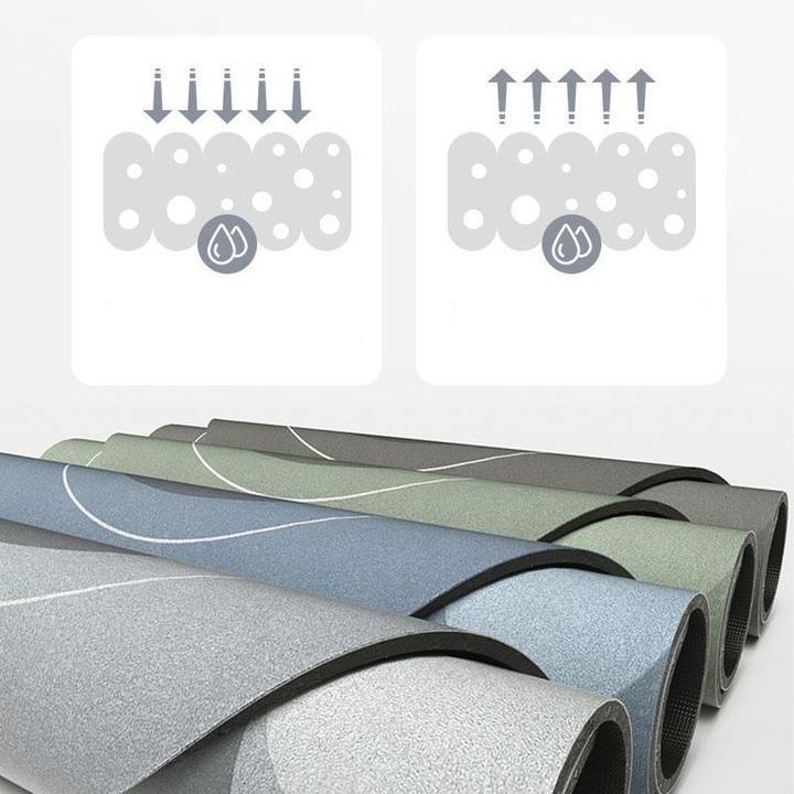 Absorbent Microfiber Bath Mat | Quick-Dry Soft Bathroom Rug for Shower & Bath Use