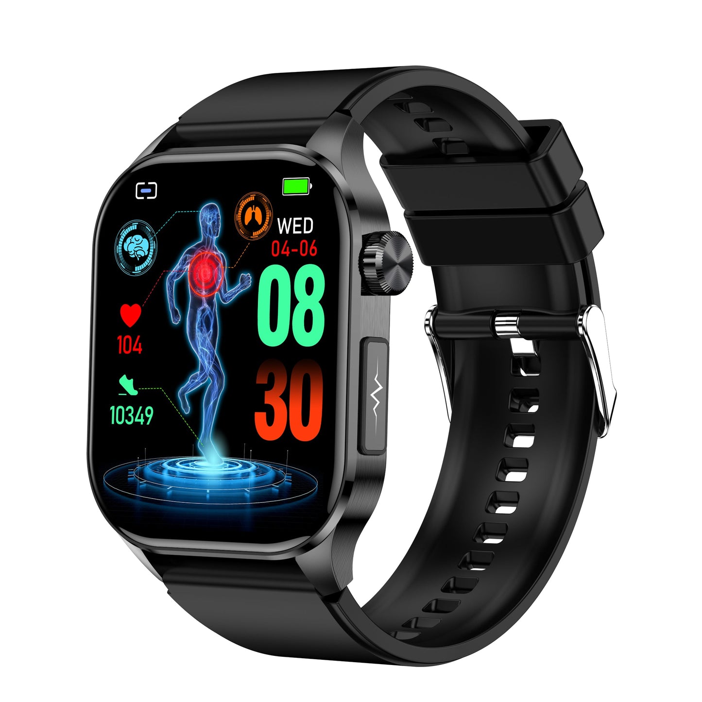 KH58 Health Management Body Composition ECG Blood Pressure Oxygen Sleep SOS Emergency Call Smart Watch