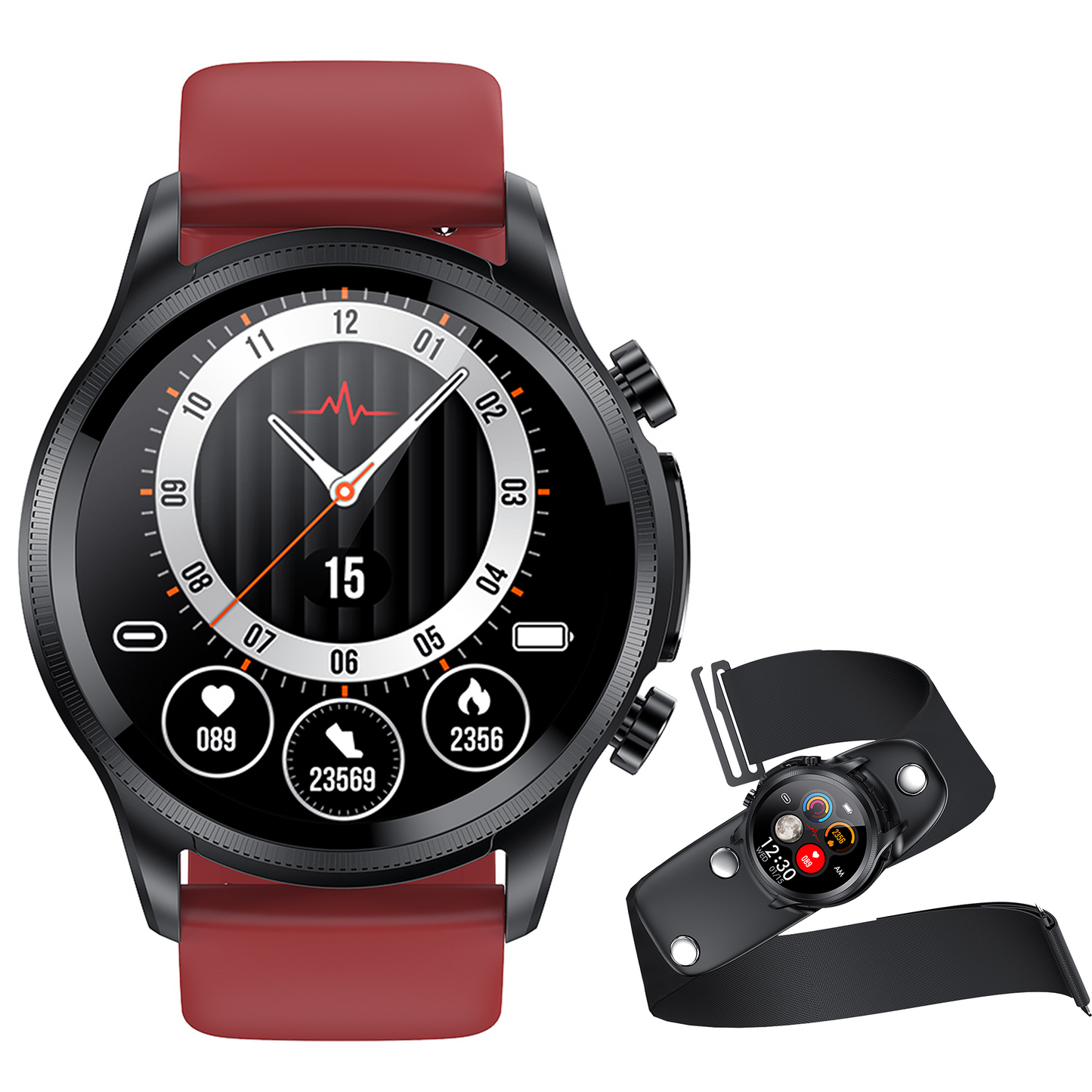 KH04 ECG PTT HRV Blood Oxygen Heart Rate Blood Pressure blood sugar Round