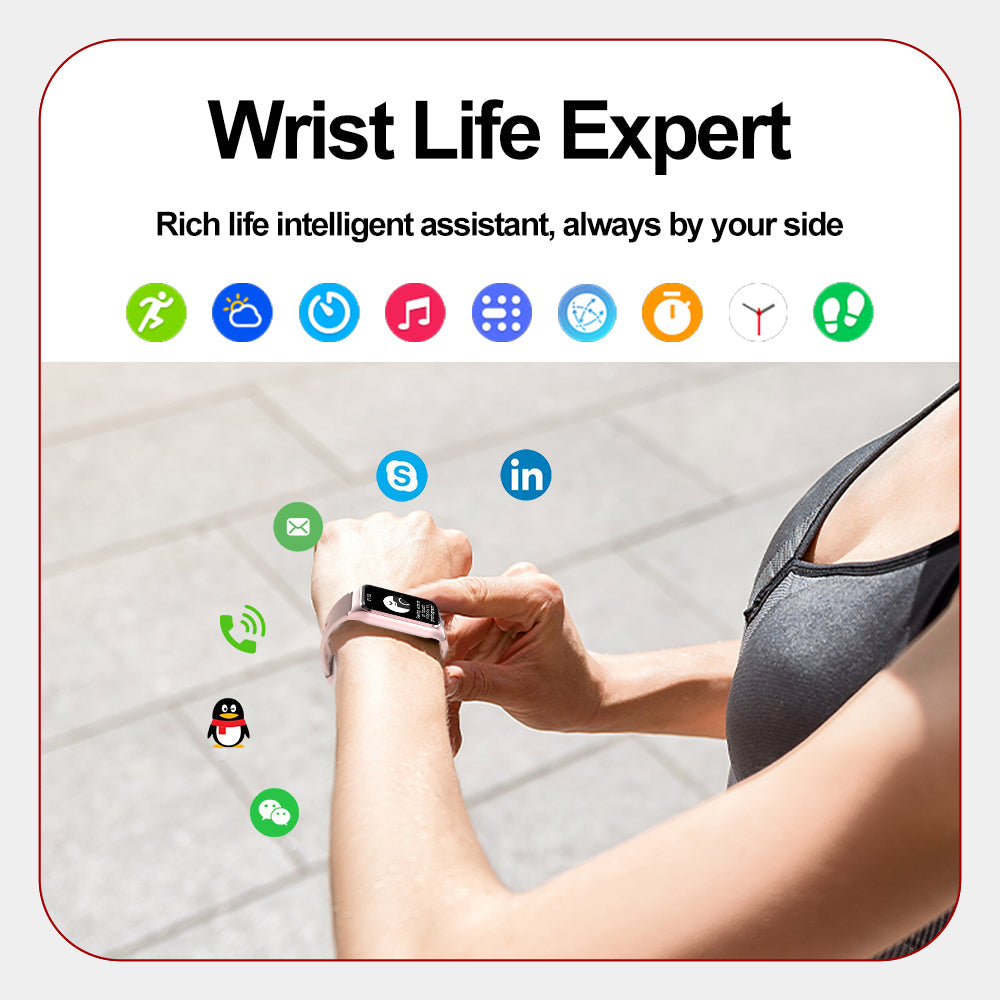 KH75 Smart Bracelet One-click Micro-Physical Examination Five Internal Organs Detection Blood Sugar Uric Acid Blood Lipid Heart Rate Blood Oxygen Sleep