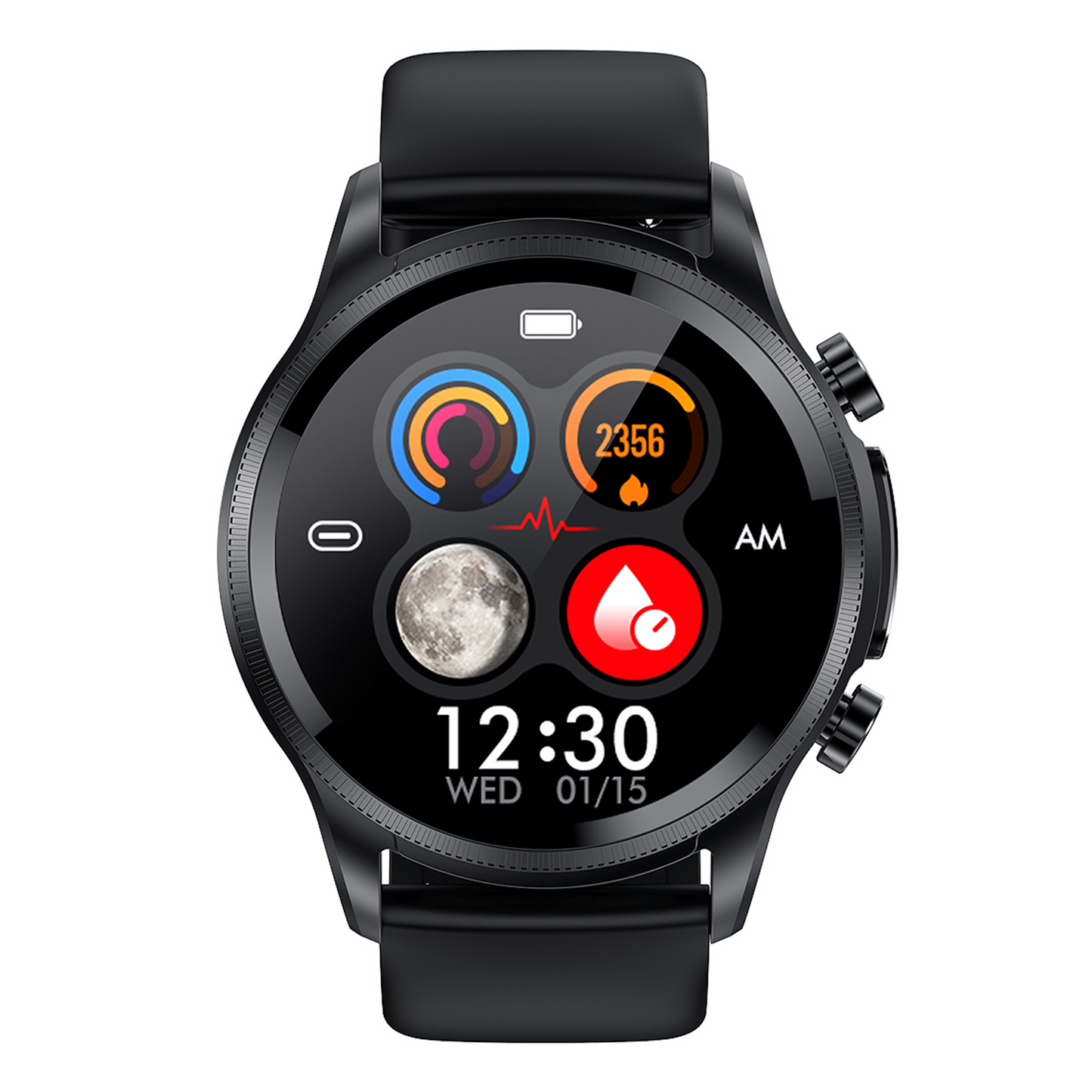 KH04 ECG PTT HRV Blood Oxygen Heart Rate Blood Pressure blood sugar Round