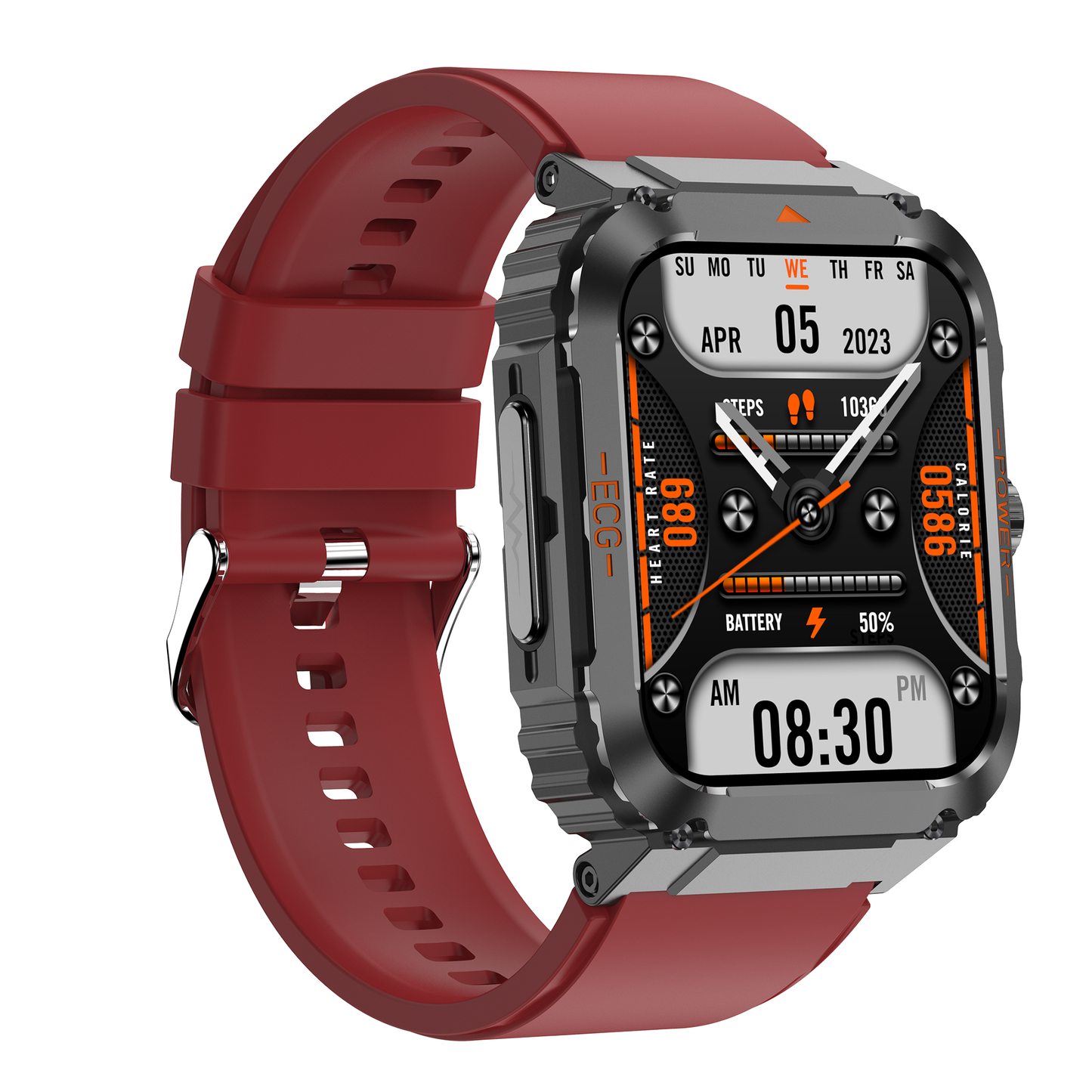 KH55 Sporty Health Watch 1.92" with ECG/EKG Bluetooth Call 100+ Sports Modes