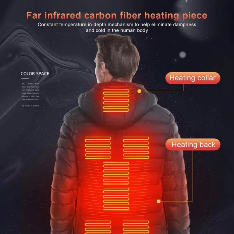 Puffer Heated Jacket β Stay Cozy and Stylish in Winter with Built-In Heating