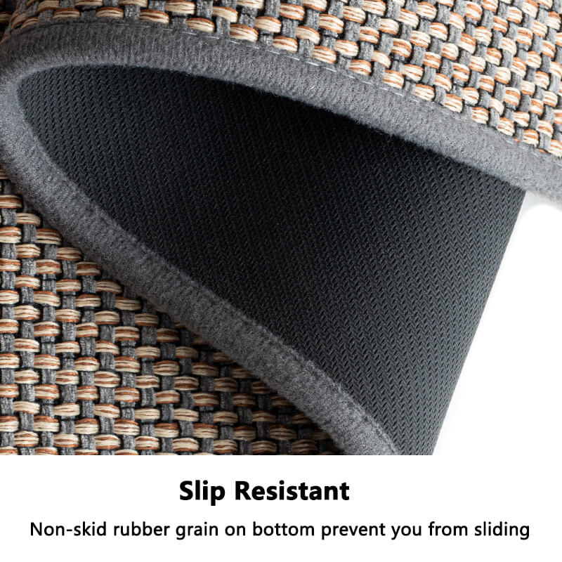 Indoor Entrance Door Mats: Non-Slip , Washable, Natural Coir for Kitchen, Patio, & Doorway - All Sizes