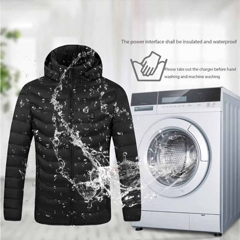 Puffer Heated Jacket β Stay Cozy and Stylish in Winter with Built-In Heating
