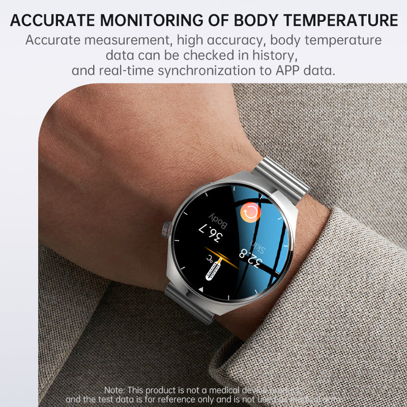 KH09P Newly Upgraded Smart Watch ECG Blood Glucose Blood Components Sleep Heart Rate Blood Pressure