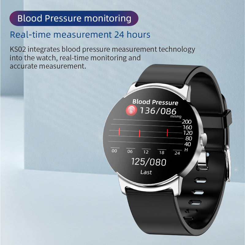 KHS2 Health Fashion Watch Hear Rate Monitoring Blood Pressure Blood Oxygen NFC
