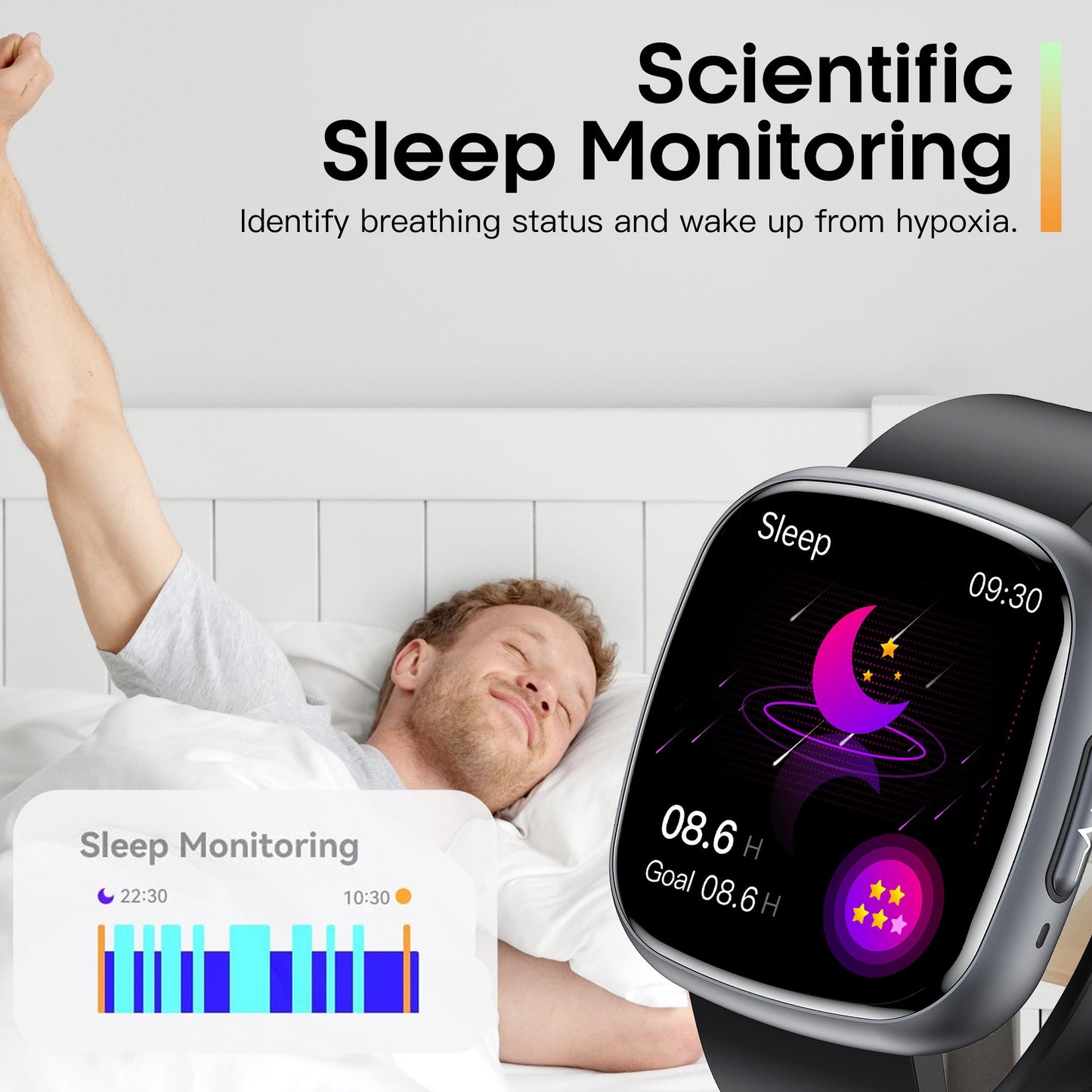 KH593 ECG/HRV Micro-Physical Examination Health Insights Blood Sugar Blood Oxygen Blood/Body composition Sleep SOS Bluetooth Call Smart Watch