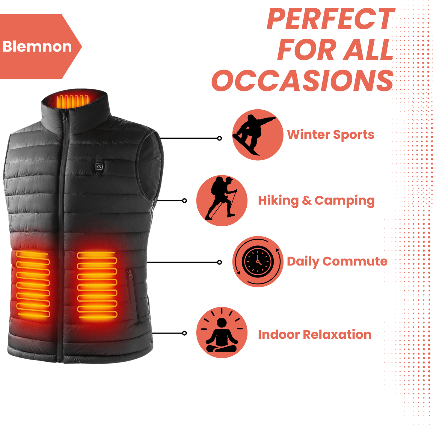 Heated Gilet β Lightweight Body Warmer Heated Jacket for Ultimate Comfort