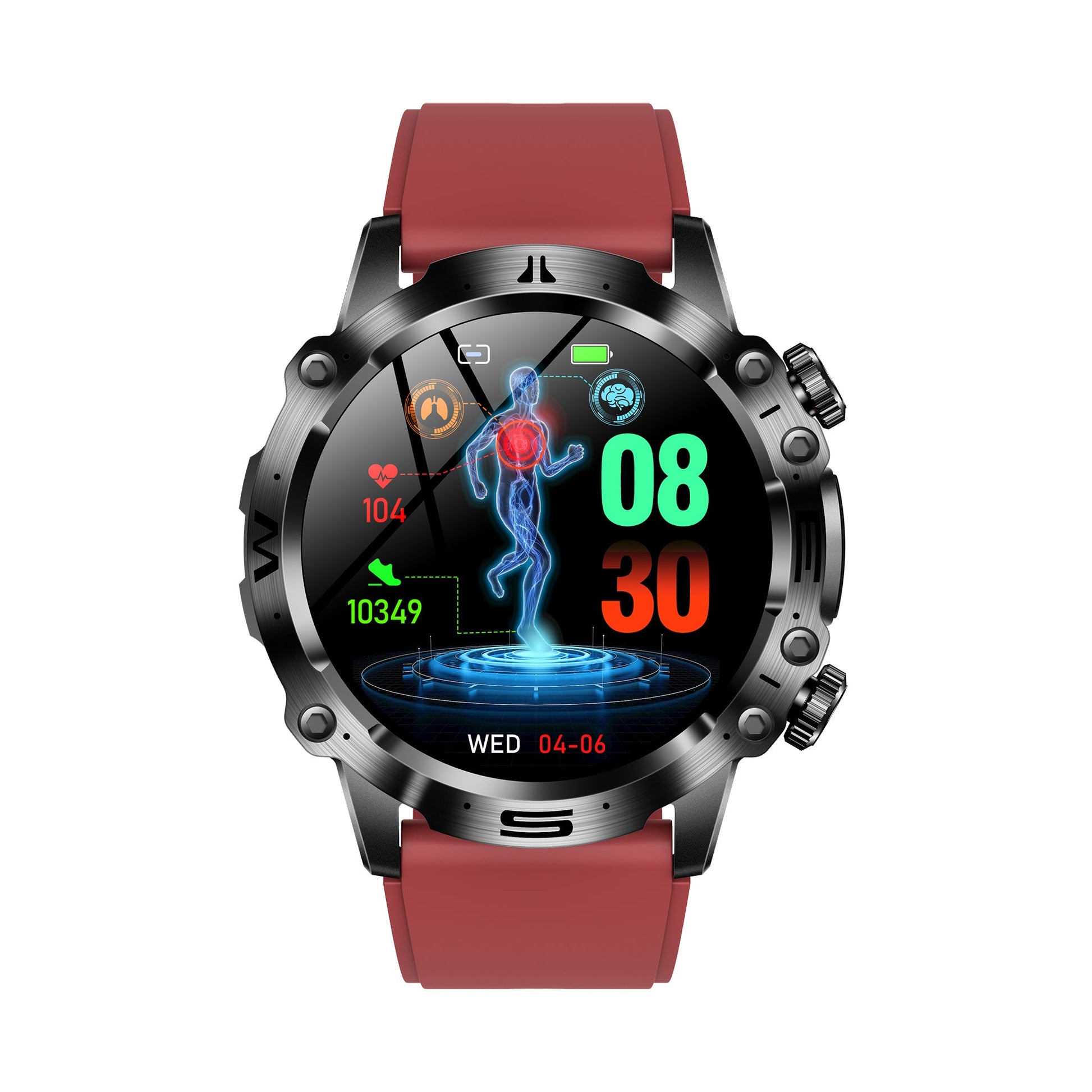 KH48 Outdoor ECG Blood Oxygen Pressure Blood Composition analysis Sporty Smart Watch